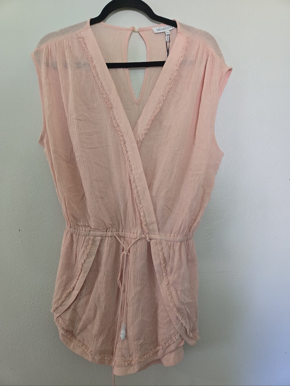 Heartloom Shorts Sleeveless Romber Peach M NWT